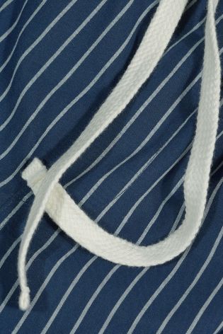 Blue Pinstripe Woven Set